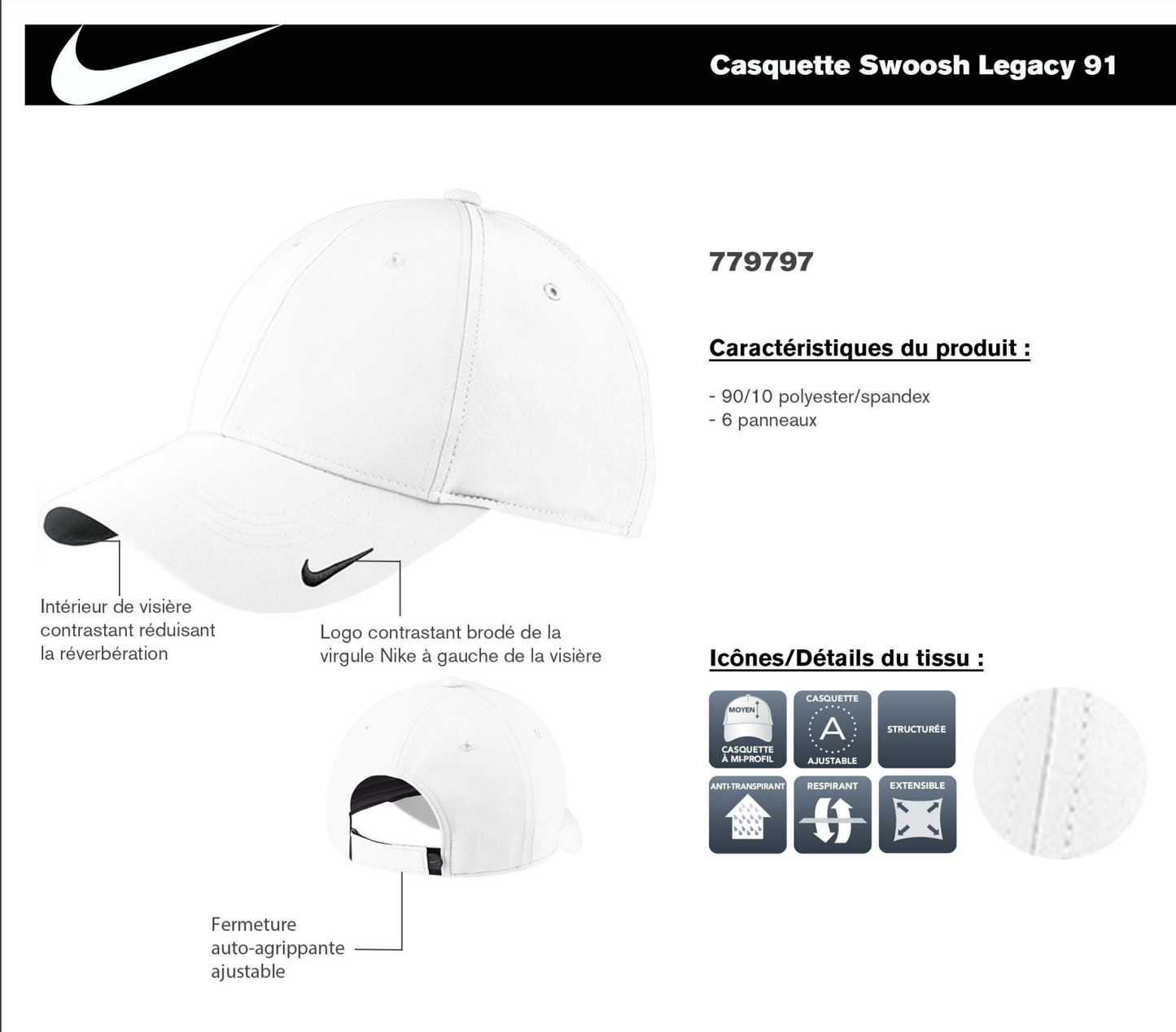 Casquette Nike Swoosh Legacy 91