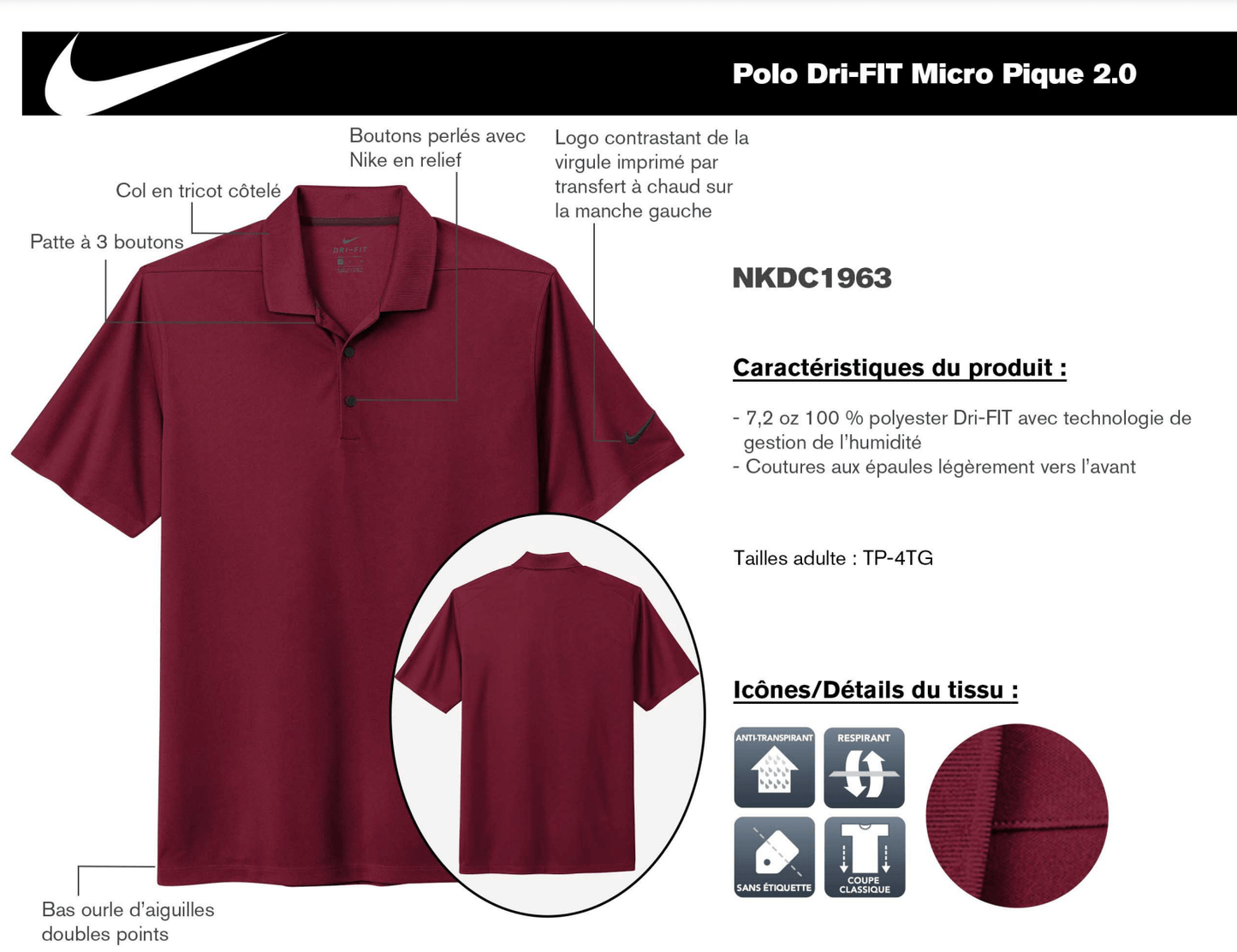 Nike polo Dri-FIT Micro Pique 2.0